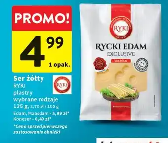 Intermarche Ser żółty RYKI 135g oferta