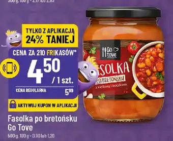 Polomarket Fasolka po bretońsku Go Tove 500 g oferta