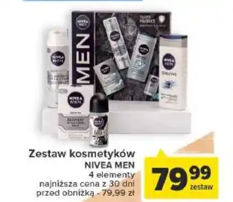 Carrefour Zestaw kosmetyków NIVEA MEN 4 elementy oferta
