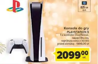 Carrefour Konsola do gry PLAYSTATION 5 1x kontroler DualSense oferta