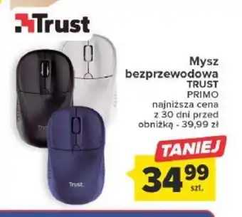 Carrefour Mysz bezprzewodowa TRUST PRIMO oferta