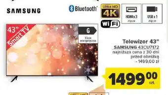 Carrefour Telewizor 43" SAMSUNG 43CU7172 oferta