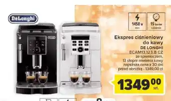Carrefour Ekspres ciśnieniowy do kawy DE LONGHI ECAM13.123.B oferta