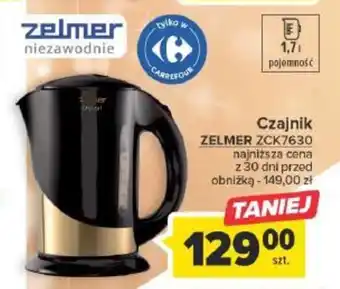 Carrefour Czajnik ZELMER ZCK7630 oferta