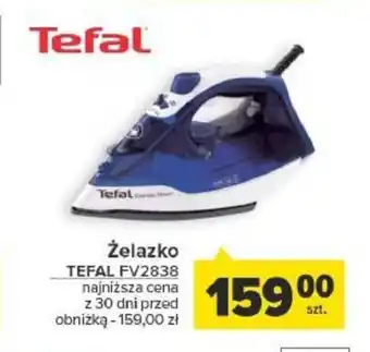 Carrefour Żelazko TEFAL FV2838 oferta