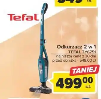 Carrefour Odkurzacz 2 w 1 TEFAL TY6751 oferta