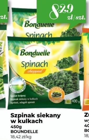 Społem Szpinak siekany w kulkach 450g BOUNDELLE oferta