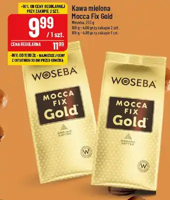 Polomarket Kawa mielona Mocca Fix Gold Woseba 250 g oferta