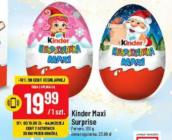 Polomarket Kinder Maxi Surprise Ferrero 100 g oferta