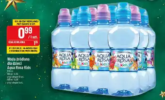 Polomarket Woda źródlana dla dzieci Aqua Rosa Kids 330ml oferta