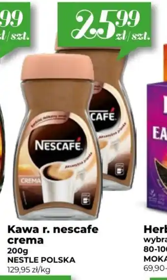 Społem Kawa r. nescafe crema NESTLE POLSKA 200g oferta