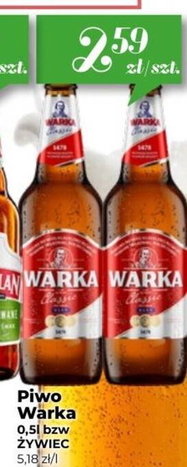 Społem Piwo Warka ŻYWIEC 0,5l oferta