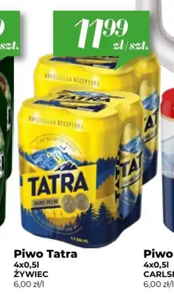 Społem Piwo Tatra ŻYWIEC 4 x 0,5l oferta