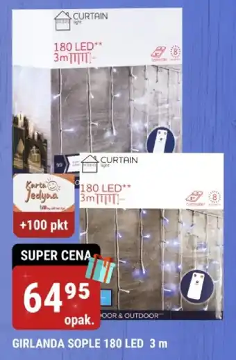 bi1 opak. GIRLANDA SOPLE 180 LED 3 m oferta