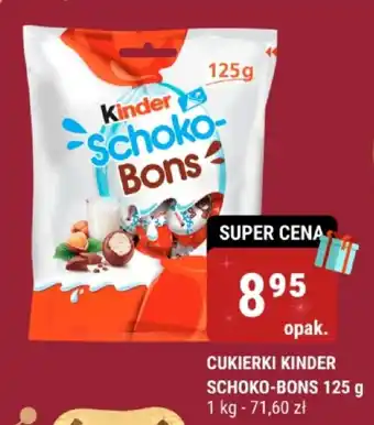 bi1 CUKIERKI KINDER SCHOKO-BONS 125 g 1 kg oferta