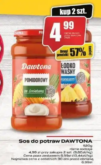 Supeco Sos do potraw DAWTONA oferta