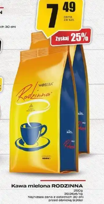 Supeco Kawa mielona RODZINNA oferta