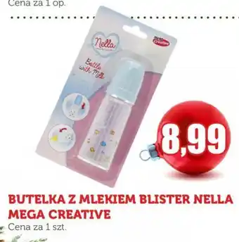 BUTELKA Z MLEKIEM BLISTER NELLA MEGA CREATIVE