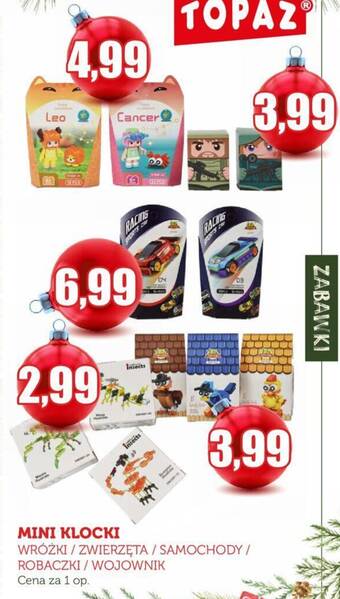 Topaz MINI KLOCKI oferta