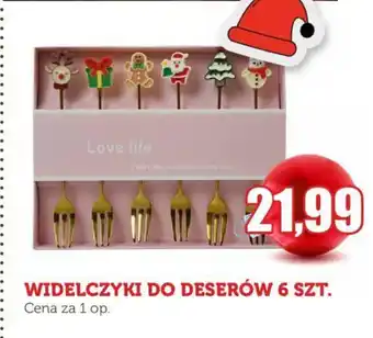 WIDELCZYKI DO DESERÓW 6 SZT.