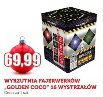 Topaz WYRZUTNIA FAJERWERKÓW GOLDEN COCO 16 WYSTRZAŁÓW oferta