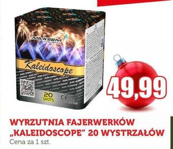 Topaz WYRZUTNIA FAJERWERKÓW KALEIDOSCOPE 20 WYSTRZAŁÓW oferta