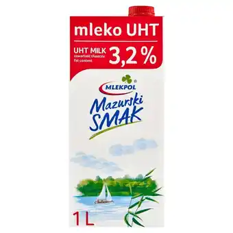 Netto Mlekpol mazurski smak mleko 3,2 % 1 l oferta