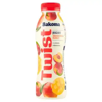 Netto Bakoma twist jogurt brzoskwinia mango 370 g oferta