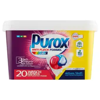 Netto Purox duo caps color kapsułki do prania 360 g (20 prań) oferta