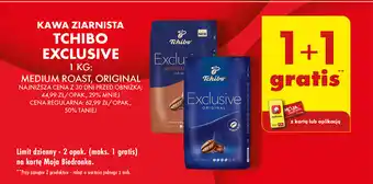 Biedronka KAWA ZIARNISTA TCHIBO EXCLUSIVE 1kg oferta