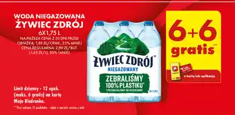 Biedronka WODA NIEGAZOWANA ŻYWIEC ZDRÓJ 6x1,75l oferta
