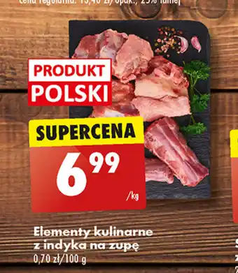 Biedronka Elementy kulinarne z indyka na zupę 1kg oferta