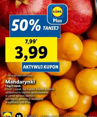Lidl Mandarynki lidl oferta