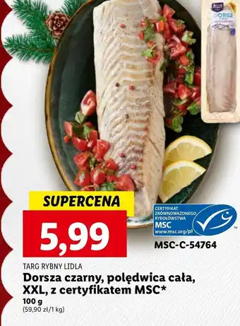 Lidl Dorsz targ rybny lidla oferta