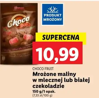 Lidl Mrożone maliny choco fruit oferta