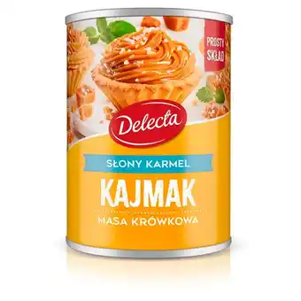 Lidl Delecta kajmak masa krówkowa słony karmel 400 g oferta