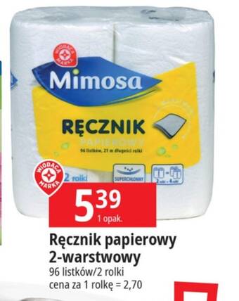 E.Leclerc Ręcznik papierowy mimosa oferta