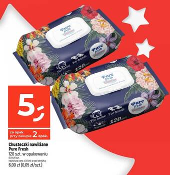 Dealz Chusteczki nawilżane pure fresh oferta