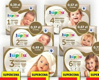 Lidl Pieluszki 3 midi, 4 maxi lub 5 junior oferta