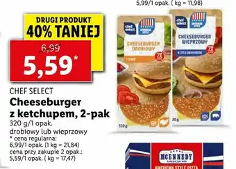 Lidl Cheeseburger z ketchupem, 2-pak oferta