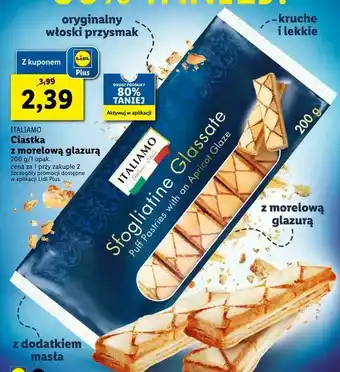 Lidl Ciastka z morelową glazurą oferta