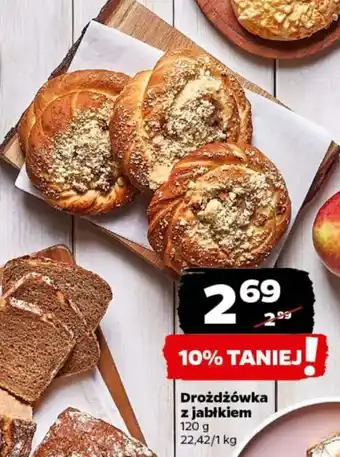 Netto Drożdżówka z jabłkiem 120 g oferta