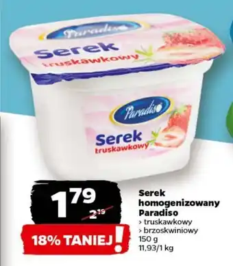 Netto Serek homogenizowany Paradiso 150g oferta
