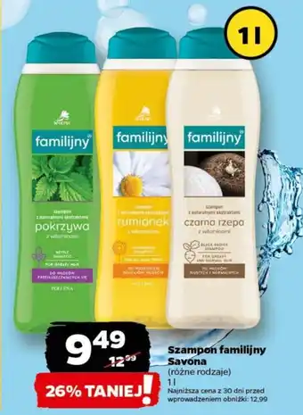 Netto Szampon familijny Savona 1l oferta