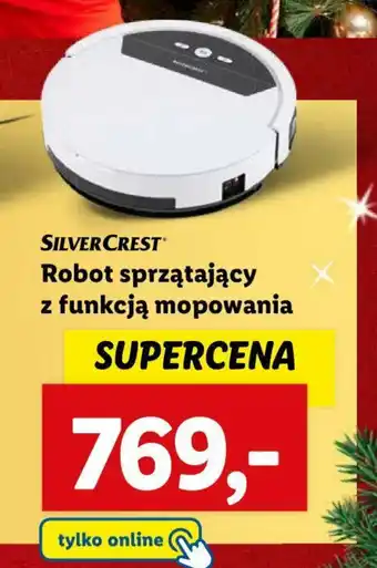 Lidl SILVERCREST Robot sprzątający z funkcją mopowania oferta