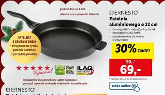 Lidl ERNESTO Patelnia aluminiowa ø 32 cm oferta