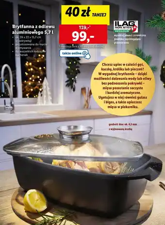 Lidl Brytfanna z odlewu aluminiowego 5,7 l oferta
