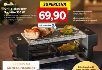 Lidl SILVERCREST Grill elektryczny Raclette 350 W oferta