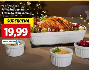 Lidl ERNESTO Forma lub zestaw 3 form do zapiekania oferta