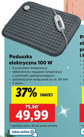 Lidl Poduszka elektryczna 100 W oferta